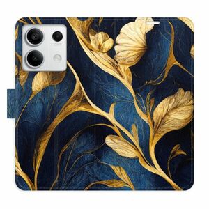 Flipové pouzdro iSaprio - GoldBlue - Xiaomi Redmi Note 13 5G obraz