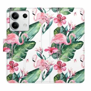 Flipové pouzdro iSaprio - Flamingos Pattern - Xiaomi Redmi Note 13 5G obraz