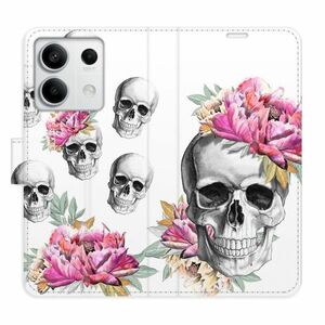 Flipové pouzdro iSaprio - Crazy Skull - Xiaomi Redmi Note 13 5G obraz