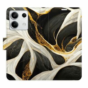 Flipové pouzdro iSaprio - BlackGold Marble - Xiaomi Redmi Note 13 5G obraz