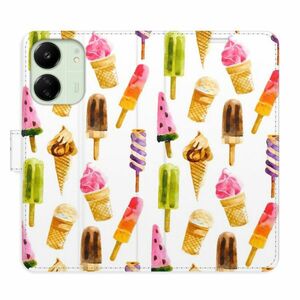 Flipové pouzdro iSaprio - Ice Cream Pattern - Xiaomi Redmi 13C obraz