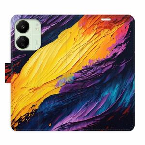 Flipové pouzdro iSaprio - Fire Paint - Xiaomi Redmi 13C obraz