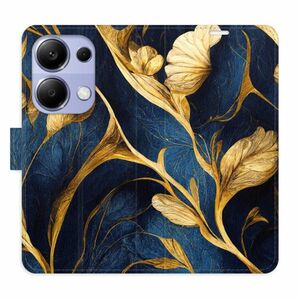 Flipové pouzdro iSaprio - GoldBlue - Xiaomi Redmi Note 13 Pro obraz