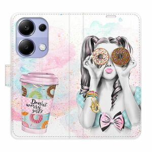 Flipové pouzdro iSaprio - Donut Worry Girl - Xiaomi Redmi Note 13 Pro obraz