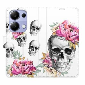 Flipové pouzdro iSaprio - Crazy Skull - Xiaomi Redmi Note 13 Pro obraz