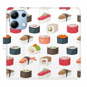 Flipové pouzdro iSaprio - Sushi Pattern 02 - Xiaomi Redmi Note 13 obraz