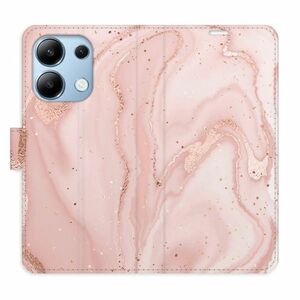 Flipové pouzdro iSaprio - RoseGold Marble - Xiaomi Redmi Note 13 obraz