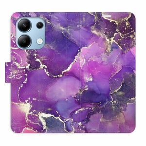 Flipové pouzdro iSaprio - Purple Marble - Xiaomi Redmi Note 13 obraz