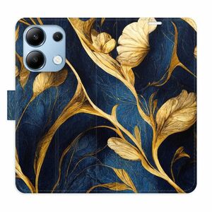 Flipové pouzdro iSaprio - GoldBlue - Xiaomi Redmi Note 13 obraz