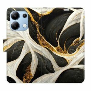 Flipové pouzdro iSaprio - BlackGold Marble - Xiaomi Redmi Note 13 obraz