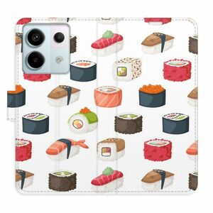 Flipové pouzdro iSaprio - Sushi Pattern 02 - Xiaomi Redmi Note 13 Pro+ 5G obraz