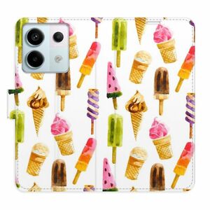 Flipové pouzdro iSaprio - Ice Cream Pattern - Xiaomi Redmi Note 13 Pro+ 5G obraz