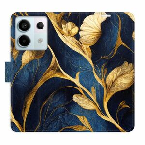 Flipové pouzdro iSaprio - GoldBlue - Xiaomi Redmi Note 13 Pro+ 5G obraz