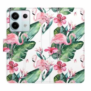 Flipové pouzdro iSaprio - Flamingos Pattern - Xiaomi Redmi Note 13 Pro+ 5G obraz