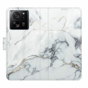 Flipové pouzdro iSaprio - SilverMarble 15 - Xiaomi 13T / 13T Pro obraz