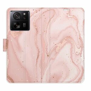 Flipové pouzdro iSaprio - RoseGold Marble - Xiaomi 13T / 13T Pro obraz