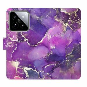 Flipové pouzdro iSaprio - Purple Marble - Xiaomi 14 obraz