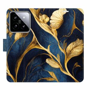 Flipové pouzdro iSaprio - GoldBlue - Xiaomi 14 obraz