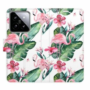 Flipové pouzdro iSaprio - Flamingos Pattern - Xiaomi 14 obraz