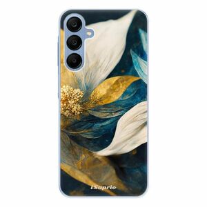 Odolné silikonové pouzdro iSaprio - Gold Petals - Samsung Galaxy A25 5G obraz