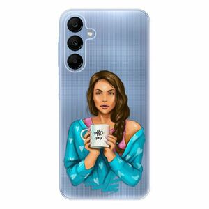 Odolné silikonové pouzdro iSaprio - Coffe Now - Brunette - Samsung Galaxy A25 5G obraz