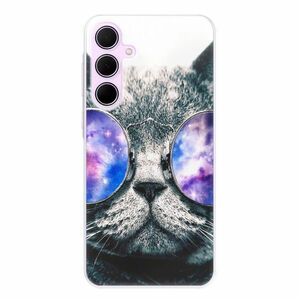 Odolné silikonové pouzdro iSaprio - Galaxy Cat - Samsung Galaxy A35 5G obraz