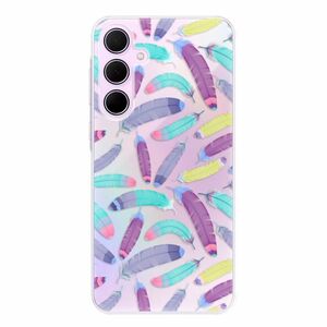 Odolné silikonové pouzdro iSaprio - Feather Pattern 01 - Samsung Galaxy A35 5G obraz