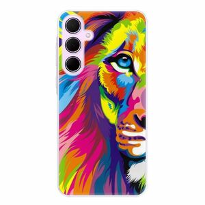 Odolné silikonové pouzdro iSaprio - Rainbow Lion - Samsung Galaxy A35 5G obraz