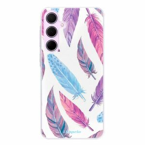 Odolné silikonové pouzdro iSaprio - Feather Pattern 10 - Samsung Galaxy A35 5G obraz