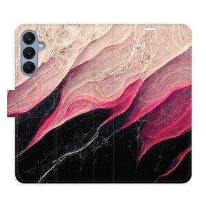 Flipové pouzdro iSaprio - BlackPink Marble - Samsung Galaxy A25 5G obraz