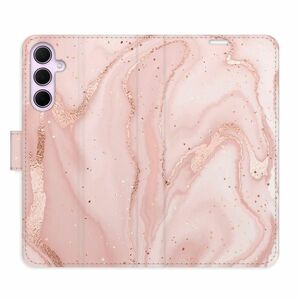 Flipové pouzdro iSaprio - RoseGold Marble - Samsung Galaxy A35 5G obraz