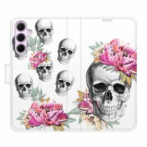 Flipové pouzdro iSaprio - Crazy Skull - Samsung Galaxy A35 5G obraz