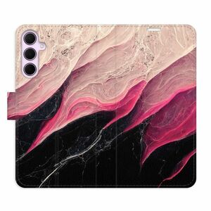 Flipové pouzdro iSaprio - BlackPink Marble - Samsung Galaxy A35 5G obraz