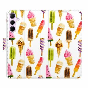 Flipové pouzdro iSaprio - Ice Cream Pattern - Samsung Galaxy A55 5G obraz