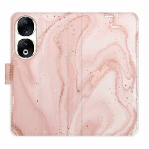 Flipové pouzdro iSaprio - RoseGold Marble - Honor 90 5G obraz