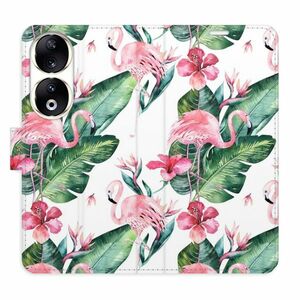 Flipové pouzdro iSaprio - Flamingos Pattern - Honor 90 5G obraz