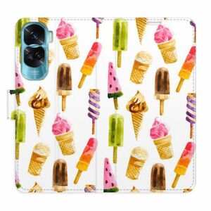 Flipové pouzdro iSaprio - Ice Cream Pattern - Honor 90 Lite 5G obraz