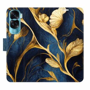 Flipové pouzdro iSaprio - GoldBlue - Honor 90 Lite 5G obraz