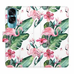 Flipové pouzdro iSaprio - Flamingos Pattern - Honor 90 Lite 5G obraz