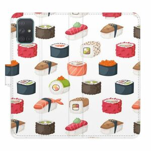 Flipové pouzdro iSaprio - Sushi Pattern 02 - Samsung Galaxy A71 obraz