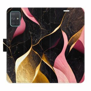 Flipové pouzdro iSaprio - Gold Pink Marble 02 - Samsung Galaxy A71 obraz