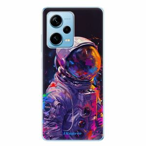 Odolné silikonové pouzdro iSaprio - Neon Astronaut - Xiaomi Redmi Note 12 Pro+ 5G obraz