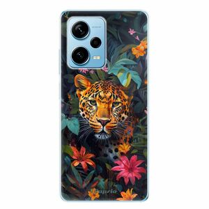 Odolné silikonové pouzdro iSaprio - Flower Jaguar - Xiaomi Redmi Note 12 Pro 5G / Poco X5 Pro 5G obraz