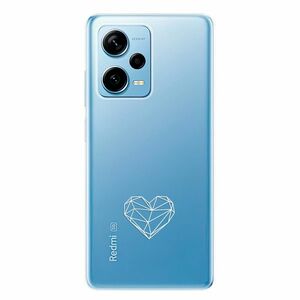 Odolné silikonové pouzdro iSaprio - čiré - Digital Love - Xiaomi Redmi Note 12 Pro 5G / Poco X5 Pro 5G obraz