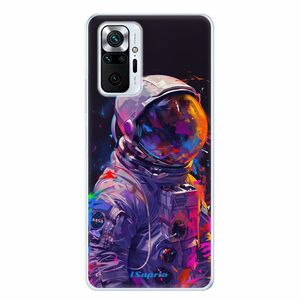 Odolné silikonové pouzdro iSaprio - Neon Astronaut - Xiaomi Redmi Note 10 Pro obraz