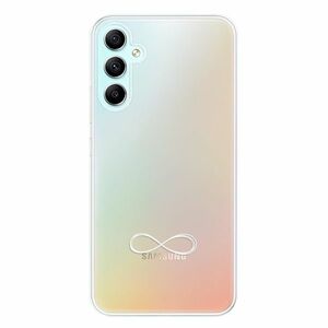 Odolné silikonové pouzdro iSaprio - čiré - Infinity - Samsung Galaxy A34 5G obraz