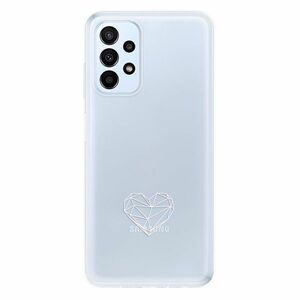 Odolné silikonové pouzdro iSaprio - čiré - Digital Love - Samsung Galaxy A23 / A23 5G obraz