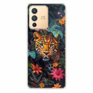 Odolné silikonové pouzdro iSaprio - Flower Jaguar - Vivo V23 5G obraz