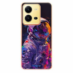 Odolné silikonové pouzdro iSaprio - Neon Astronaut - Vivo X80 Lite 5G obraz