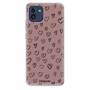 Odolné silikonové pouzdro iSaprio - Heart Dark - Samsung Galaxy A03 obraz